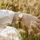 Reloj Femenino Quartz con Cristales y Malla Metálica – Edición Princess
