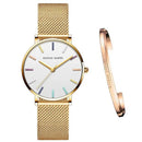 Reloj Femenino Hanna Clean con Pulsera Lux de Regalo