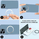 Soporte Magnético Titanium Pro + 2 Anillos Magnéticos