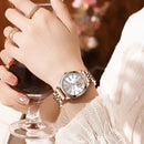 Reloj Femenino Glamour de Acero Inoxidable