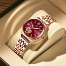 Reloj Femenino Glamour de Acero Inoxidable
