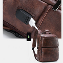Mochila Masculina de Cuero Genuino Caspian Bag – Ejecutiva Premium con Puerto USB