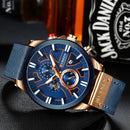 Reloj Masculino Curren Classic de Cuero Deportivo