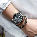 Reloj Masculino Curren Classic de Cuero Deportivo