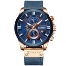 Reloj Masculino Curren Classic de Cuero Deportivo