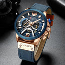 Reloj Masculino Curren Class de Cuero