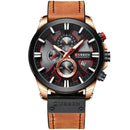 Reloj Masculino Curren Classic de Cuero Deportivo