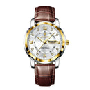 Reloj Masculino Poedagar Apollen de Cuero