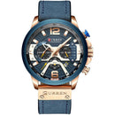 Reloj Masculino Curren Class de Cuero