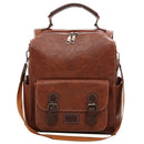 Mochila de Cuero Femenina Vintage 20L – Elegante, Urbana y Moderna