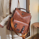 Mochila de Cuero Femenina Vintage 20L – Elegante, Urbana y Moderna