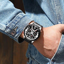 Reloj Masculino Curren Class de Cuero