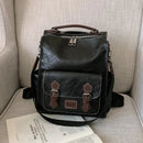 Mochila de Cuero Femenina Vintage 20L – Elegante, Urbana y Moderna
