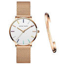 Reloj Femenino Hanna Clean con Pulsera Lux de Regalo