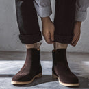 Bota Chelsea de Cuero Masculina PP101