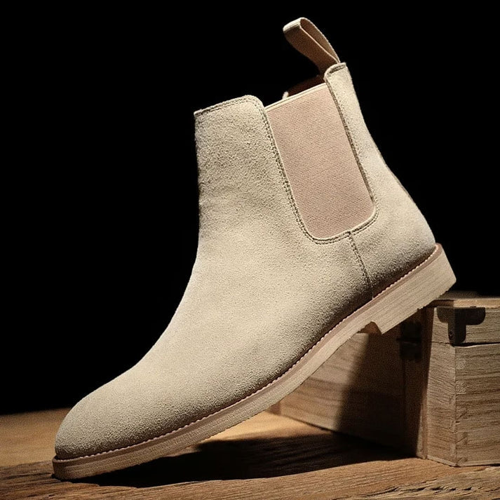 Bota Chelsea de Cuero Masculina PP101