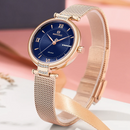 Reloj Femenino Quartz con Cristales y Malla Metálica – Edición Princess