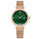 Reloj Femenino Quartz con Cristales y Malla Metálica – Edición Princess